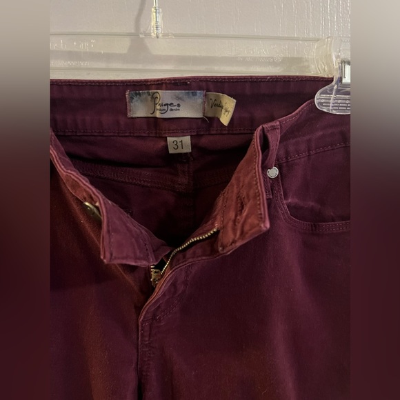 Maroon verdugo jegging - Paige - Size 31 - Picture 3 of 3